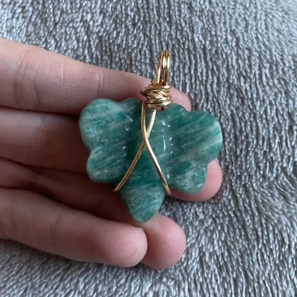 High quality Amazonite bee wire wrap made by me!! - Picture 2 of 2